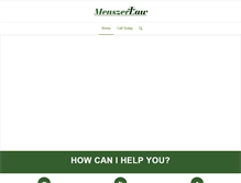 Tablet Screenshot of menszerlaw.com